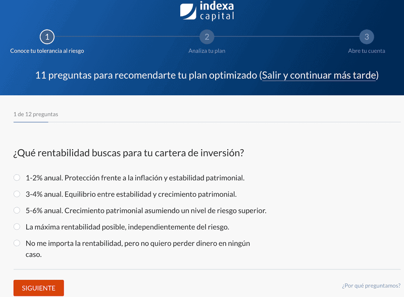 https://Test de perfil de usuario de Indexa Capital
